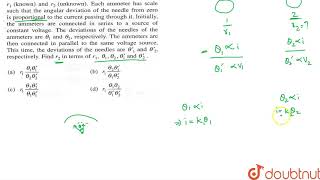 Two ammeters 1 and 2 have different internal resistances r1 known and r2 known Each [upl. by Montagna831]