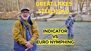 Steelhead Fishing  Indicator or Euro Nymphing Tightline [upl. by Garnes]