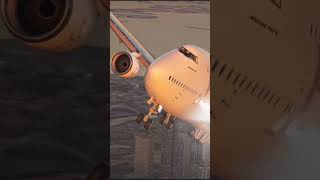 Airbus is flying Over city ytshorts nature music dj dream aviation shortsfyp [upl. by Grindle147]