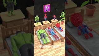 Lil Spidey And His Friends Weird Alarms 😂😂😂 animatedshort spiderman shorts [upl. by Januisz]