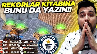 DÜNYA REKORLAR KİTABINA MEZARCI YAZIN  PUBG MOBILE BOMBA VE HİLE SHOW [upl. by Kalasky]