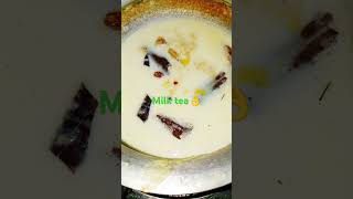 Milk tea recipe 👌 trending viralshort howtomake cooking recipe foryou [upl. by Yrram280]