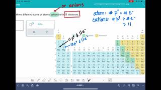 ALEKS Finding isoelectronic atoms [upl. by Rhyner]