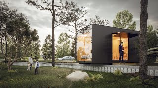 TWINMOTION 20222  RENDER EXTERIOR5 TINY HOUSE [upl. by Ash695]