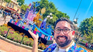 A Day at Disneyland Park in 2024 for D23 Day 🏰 [upl. by Ettelloc]