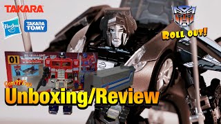 Takara Transformers G1 15TH ANNIVERSARY Optimus Prime FAIRLADY Z ALTERNITY Megatron Review トランスフォーマー [upl. by Aiva]