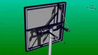 LightManufacturing heliostat assembly animation [upl. by Shimberg]