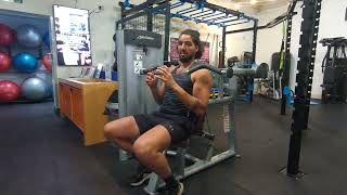 Seated Shoulder Press Machine Exercise  Tutorial [upl. by Tyrrell]