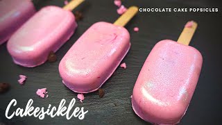 Cakesicles  chocolate cake popsicles  how to make perfect cakesicles  cake ice cream  Cake pops [upl. by Leggett]