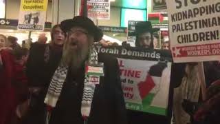 Rabbi Weiss speaking at Tamimi rally in NYC [upl. by Franciscka]