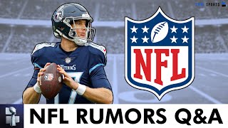 NFL Rumors On Ryan Tannehill Kirk Cousins Zach Wilson Mike Evans Derek Barnett amp Tee Higgins [upl. by Shandee]