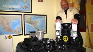 How to prepare a CCR Megalodon Rebreather  Introduction Tanks and Counterlungs  Part 1 [upl. by Drud587]