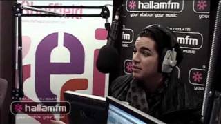 EXCLUSIVE Adam Lambert Interview  Hallam FM UK [upl. by Aivata]