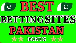 best betting sites pakistan  Online Sportsbook In Pakistan 2024 [upl. by Celeski]