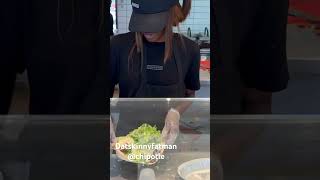 Chipotle makes man Happy chipotle chipotle food vlogger mukbang [upl. by Gilly204]