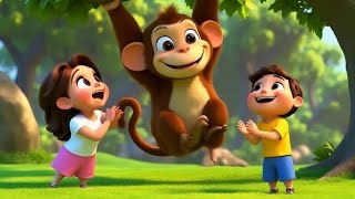 Monkey Monkey Strong and Bold 🙊  Kids Song  Baby Nursery rhymes and kids Poem 🫠 viralvideo [upl. by Major]