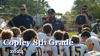 Copley vs Barberton 8th Grade Football 2024 [upl. by Arinayed72]