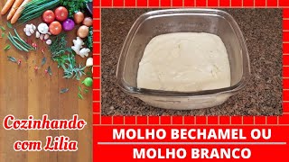 Molho Bechamel ou Molho Branco [upl. by Itsuj]