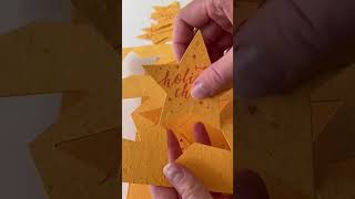 Fresh cut plantable holiday ornaments ASMR [upl. by Waldman]