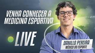 Dr Danillo Pereira Medicina Esportiva está ao vivo [upl. by Dowell955]