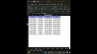 How to Convert Date in Day Month And Year 🤔 excel advancexcel youtubeindia youtubeshorts [upl. by Lecram]