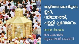 ആർത്തവക്കാരിയുടെ ഉംറഃ സിയാറത്ത് പള്ളി പ്രവേശനം [upl. by Hadria]