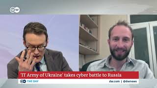 DW The Day  Falanx Cybers Rob Shapland insight into cyber attacks amid the UkraineRussia conflict [upl. by Enisamoht]