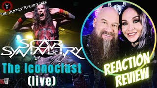 Metal Couple REACTS and REVIEWS  SCAR SYMMETRY  The Iconoclast LIVE [upl. by Ninette]