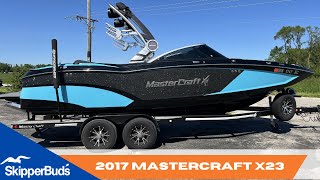 2017 Mastercraft X23 Wake Boat Tour SkipperBuds [upl. by Marchelle]