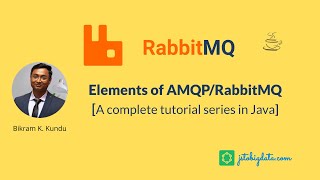 Elements of RabbitMQ  AMQP Sendconsume message using Queue Complete Tutorial Series in Java [upl. by Neill]