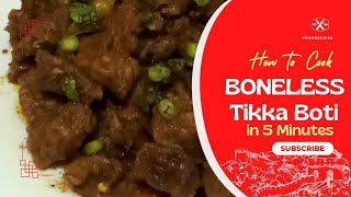 Tikka Boti Recipe in pan Tasty Tikka Boti without oven amp TandoorTastier than restaurant eidulazha [upl. by Bab993]