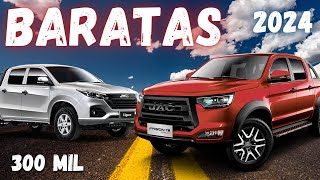 Las 9 PICKUP MAS BARATAS 2024 en Mexico [upl. by Ninos]