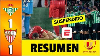 PAPELÓN MUNDIAL Agresión en el Betis vs Sevilla opaca el GOL OLÍMPICO de Fekir  Copa del Rey [upl. by Korten269]