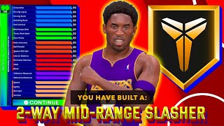 MY 6’6 KOBE BRYANT “2WAY MIDRANGE SLASHER” BUILD in NBA 2K25  All Around Iso Lock Build [upl. by Esinnej393]