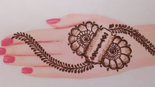 Beautiful mehndi design using blade shortsvideo mehndi youtubeshorts viral trending [upl. by Smada]