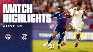 FC Dallas vs FC Cincinnati Highlights  June 29 2024 [upl. by Calendre161]