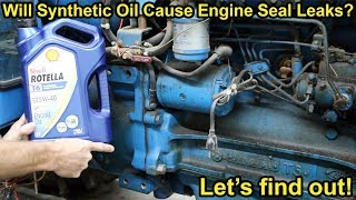 Will Synthetic Motor Oil Cause Engine Seal Leaks Lets find out [upl. by Lemay86]