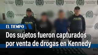 Cayeron dos vendedores de drogas en el barrio Ciudad de Cali de Kennedy  El Tiempo [upl. by Ades]