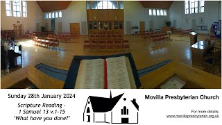 Sunday 28th January 2024  Morning Service [upl. by Novyert522]