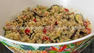 Salade de quinoa aux légumes grillés [upl. by Ivatts217]