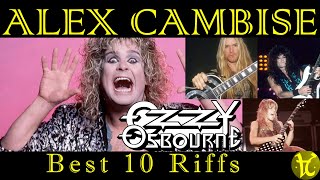 Alex Cambise  quotOzzy Osbourne Best 10 Riffsquot [upl. by Schramke]