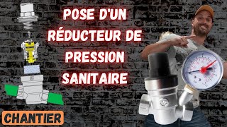 POSE DUN RÉDUCTEUR DE PRESSION SANITAIRE [upl. by Wappes]