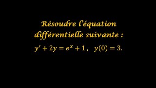 équation différentiel avec variation de la constante [upl. by Habeh20]