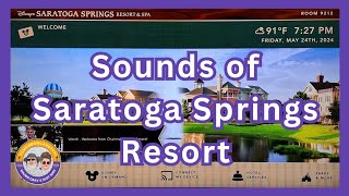 Saratoga Springs Resort  Room Loop Music l Disney World  05242024 [upl. by Nomi]