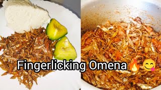 Easiest way to prepare Omena 😋🔥 Jinsi ya kupika Dagaa [upl. by Acined]