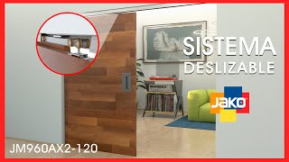 Sistema Deslizable para puertas pesadas  JM960AX2 120  Jako herrajes [upl. by Stella]