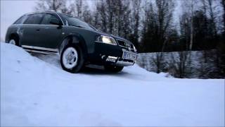 Audi Allroad Offroad testWinter Style [upl. by Hsekin]