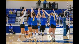 Tabor College Volleyball vs MidAmerica Nazarene [upl. by Lacsap]