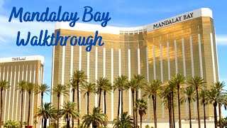 Mandalay Bay Las Vegas Reopening Walkthrough and pool tour [upl. by Ymer325]