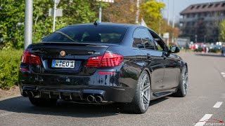 Manhart MH5 800 BMW M5 F10  LOUD Accelerations [upl. by Almat]